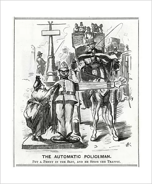 Cartoon, The Automatic Policeman
