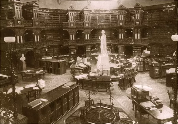 Interior, Parliament Library, Ottawa, Ontario, Canada