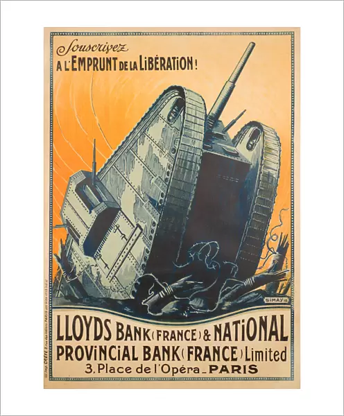 French poster, War Bonds, WW1
