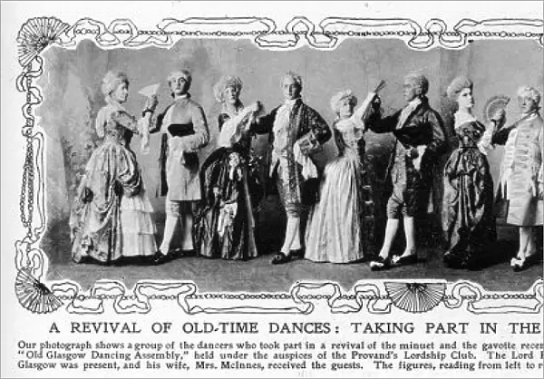 Minuet and gavotte at the Old Glasgow Dancing Assembly