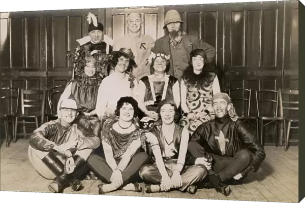 Group in fancy dress, c. 1927