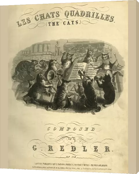 Music cover, Les Chats Quadrilles, The Cats