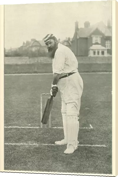 W G Grace, legendary cricketer, batting