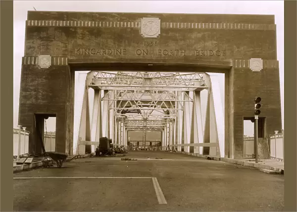New Forth Road Bridge - just before opening - October, 1936