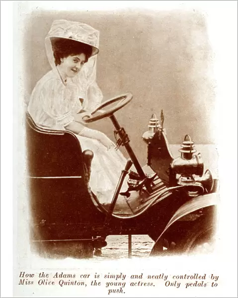 Woman driver 1907