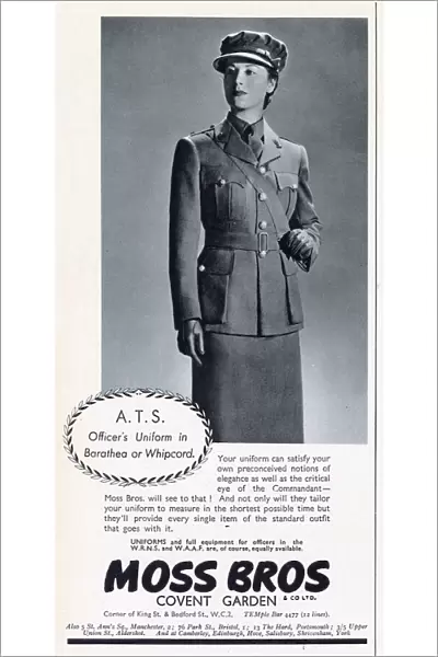 A. T.s officer uniform from Moss Bros 1940