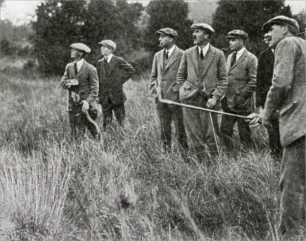 James Braid playing at the new club at Leziate