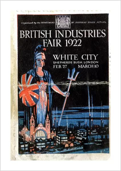 Cinderella stamp, British Industries Fair, White City, 1922