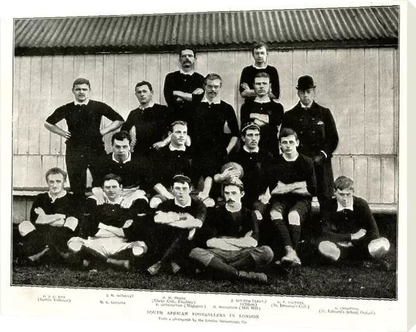 Group photo, South African Rugby Team in London