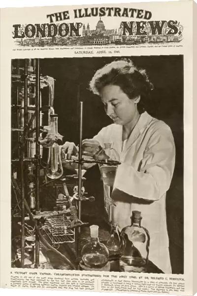 ILN cover - Dr. Mildred C. Rebstock