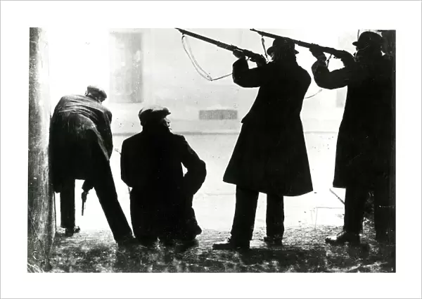 Marksmen at Sidney Street Siege, London, 1911