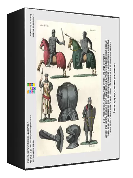 Helmets and armour of the 14th century