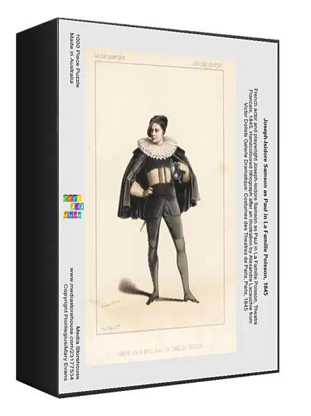 Joseph-Isidore Samson as Paul in La Famille Poisson, 1845