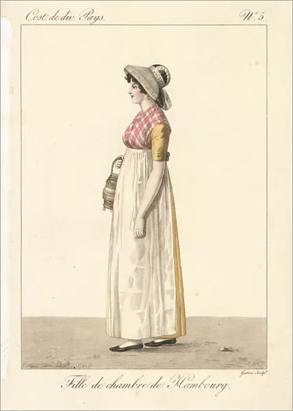 Chambermaid of Hamburg, Germany, 19th century