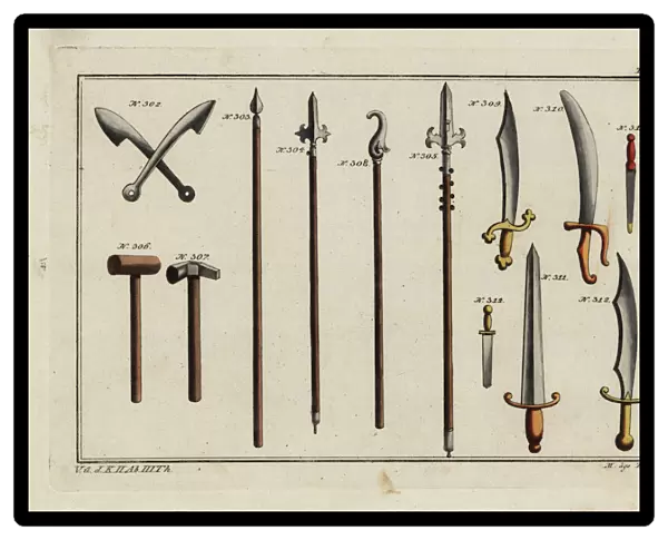 Medieval weapons