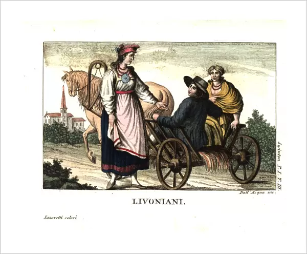 Livonians or Livs, indigenous people of Latvia and Estonia