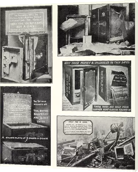 Photographs of sub-standard safes -- Not Ratner