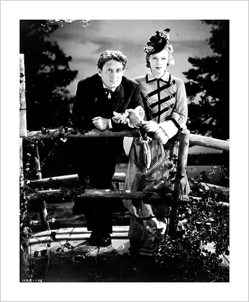 Rita Johnson and Spencer Tracy in Edison the Man (1940)