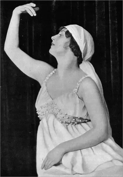 A portrait of the dancer Lydia Kyasht, 1916