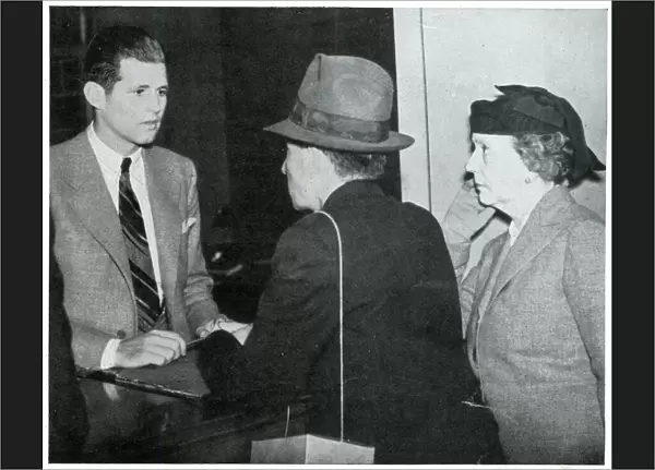 Joseph Kennedy working at the US embassy, September 1939