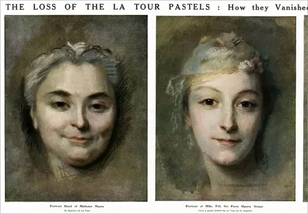 The theft of the La Tour Pastels from St. Quentin, Dec 1918