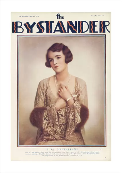 Bystander front cover - Elsa Macfarlane