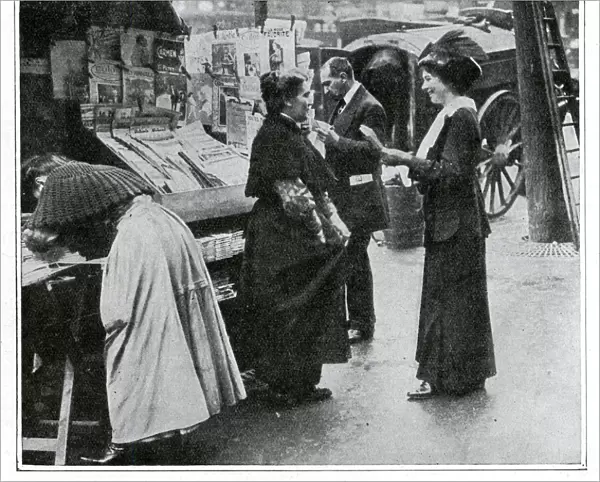 Christabel Pankhurst self-exiled in Paris 1912