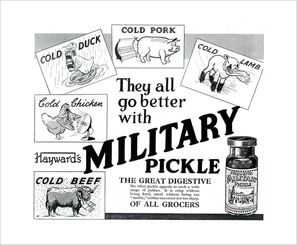 Advert, Haywards Military Pickle