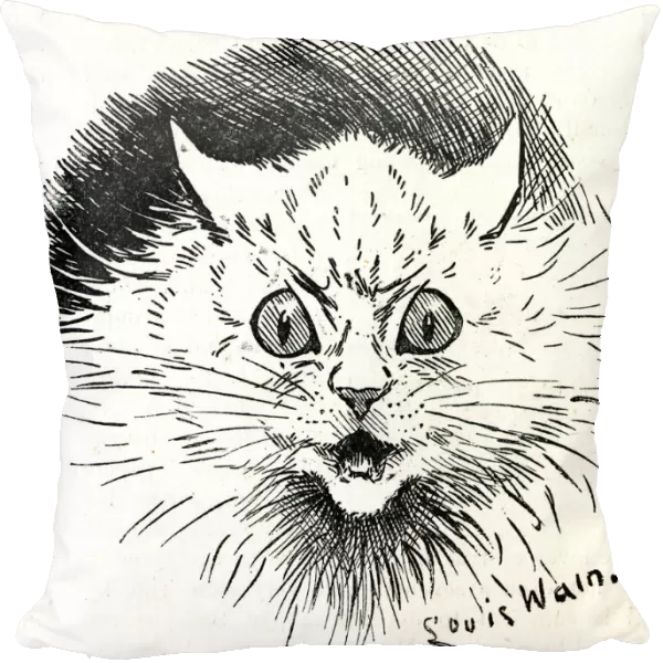 Scarey cat - Mr Louis Wain at Home