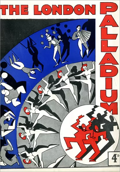 Programme cover, The London Palladium, November 1934