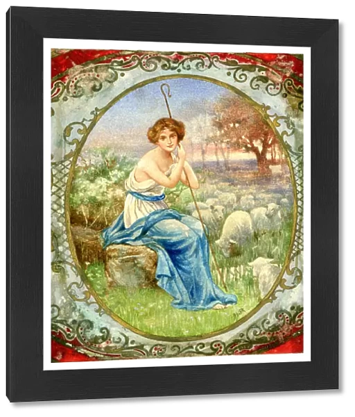 The Shepherdess by Henry Ryland