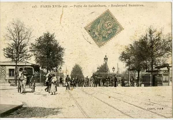 La Porte de St Ouen, Boulevard Bessieres, Paris, France