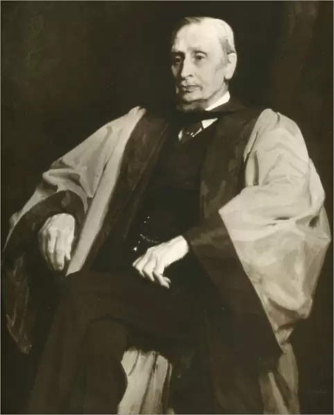 Photograph of a portrait of Unwin by Speed Harold