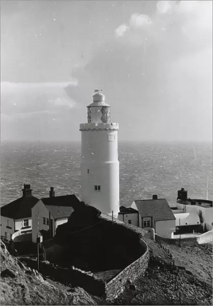 Start Point lighthouse, Start Bay, Devon