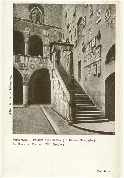 Florence, Italy - Bargello - the Stairs