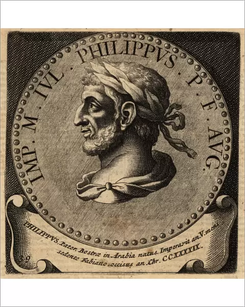 Portrait of Roman Emperor Philip the Arab