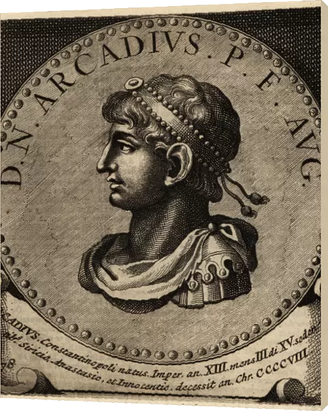 Portrait of Roman Emperor Arcadius