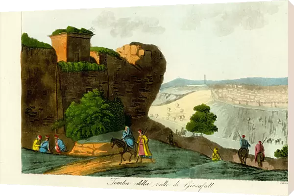Tomb in the Valley of Jehoshaphat, 1800s