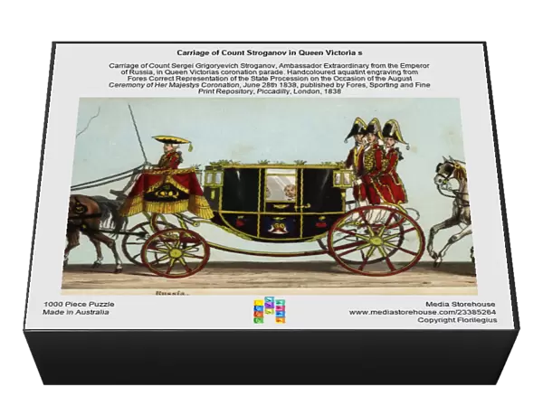 Carriage of Count Stroganov in Queen Victoria s