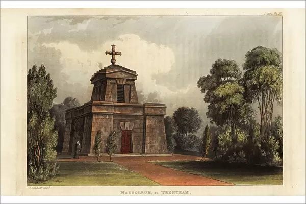Neoclassical mausoleum at Trentham Hall