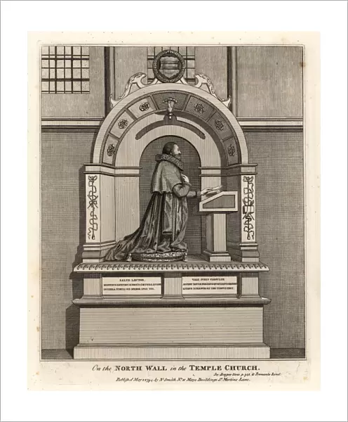 Monument to lawyer Richard Martin in the Temple Church
