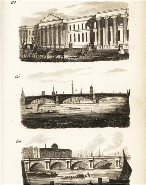 The General Post-Office, Southwark Bridge and Waterloo