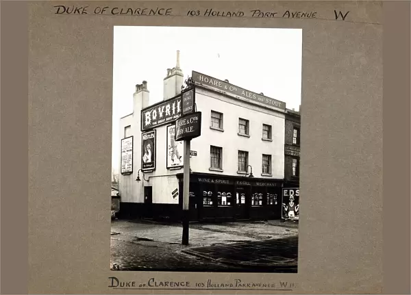 Duke Of Clarence PH, Notting Hill (Old), London