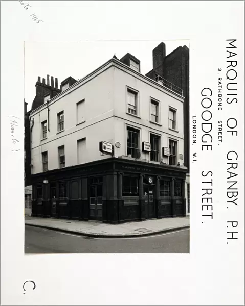 Photograph of Marquis Of Granby PH, Goodge Street, London