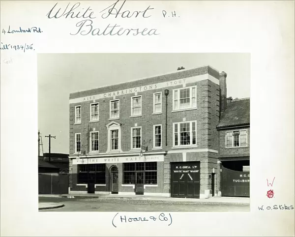 Photograph of White Hart PH, Battersea, London