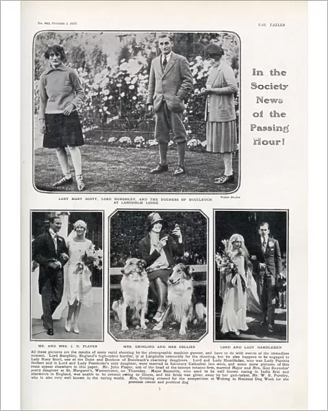 Society News, Tatler 1928