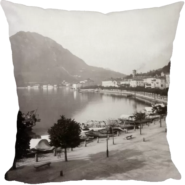 View onto the lake at Lugano, Switzerland