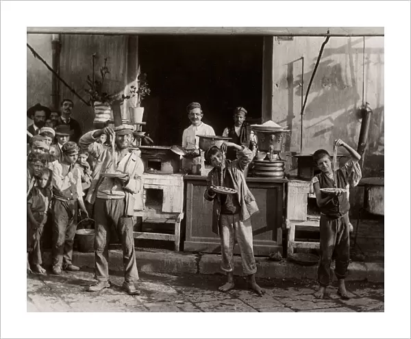c. 1880s Italy - spaghetti makers