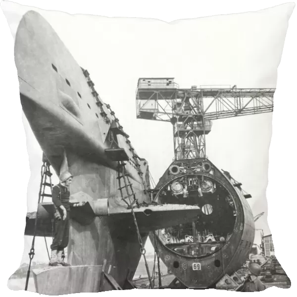 World War II Deshimag shipyard Germany 1945
