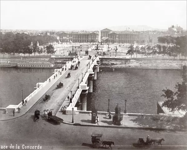 Bridge, River Seine, Place de la Concorde, Paris, France